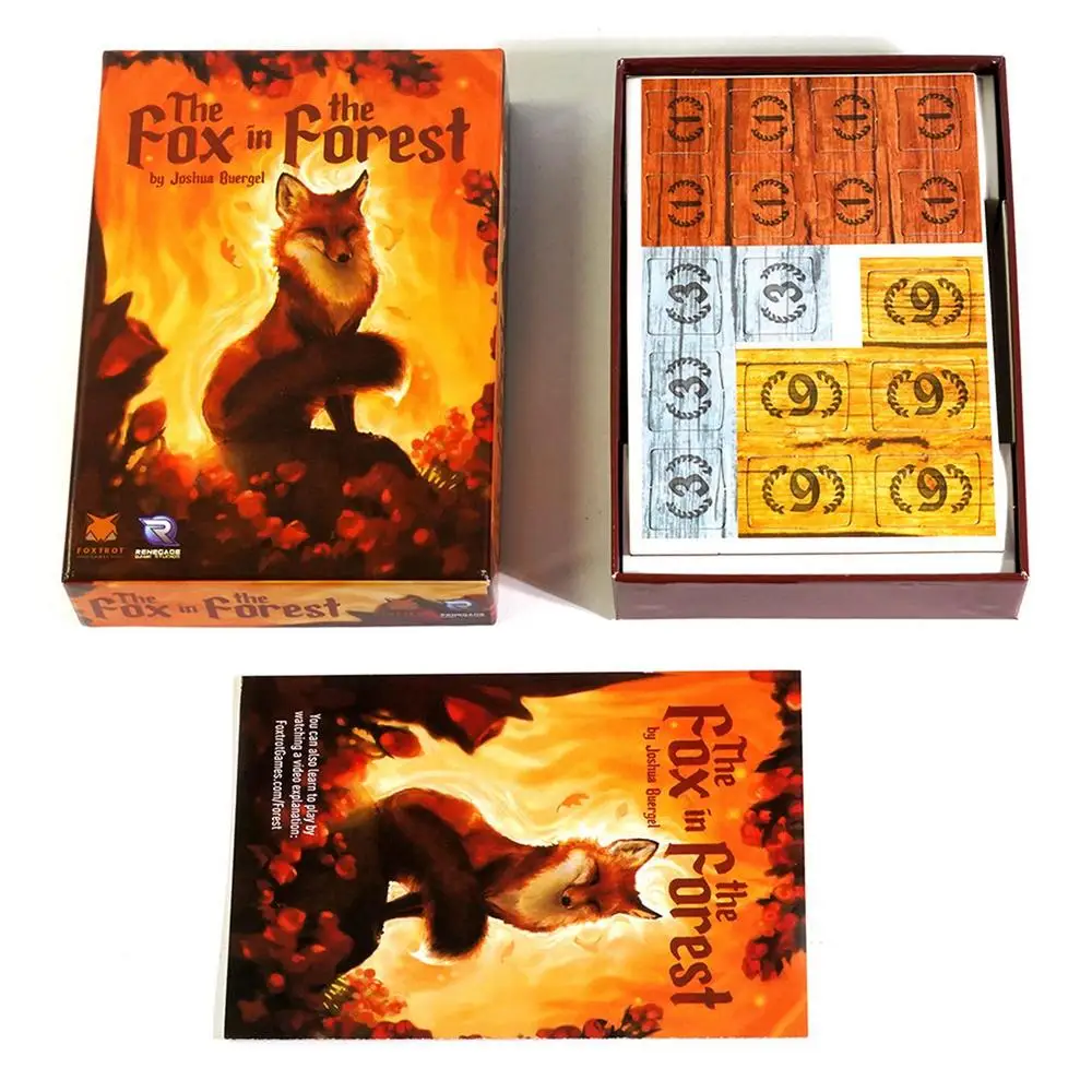 

Fox-Forest Card Board Game Mysterious Social Party Challenging Strategy Games for Gatherings Festivals Parties Events