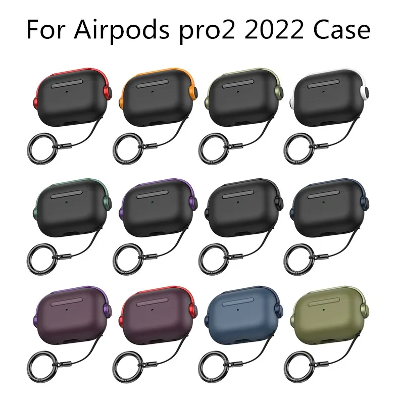 For Airpods Pro 2 Case 2 Generation 2022 With Lanyard Clasp Creative music design Locking Earphone Cover For Apple Air Pod 3 Pro