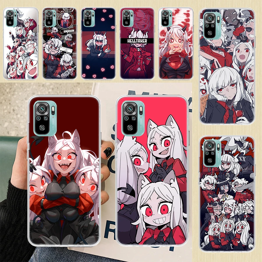 Game Girl Helltaker Soft Phone Case For Xiaomi Redmi Note 15 14 14S 13 12 Pro Plus 12S 11 11S 11E 10 10S 11T 5G Fundas Coque Red