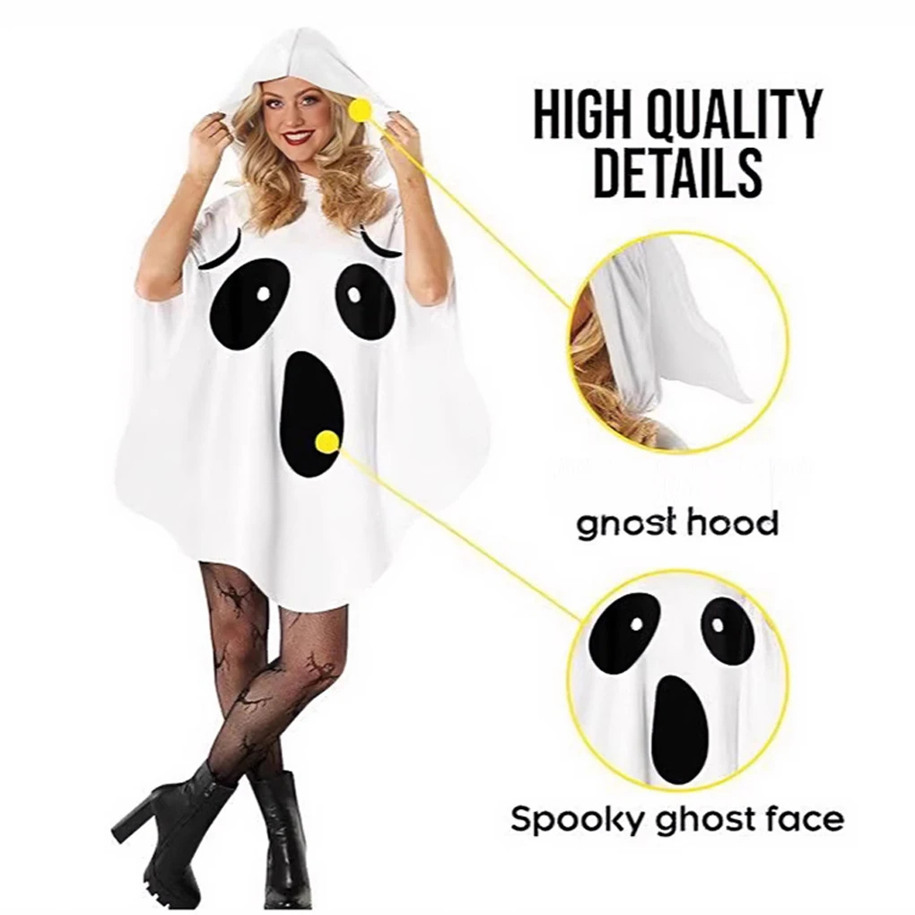 Białe, łatwe w noszeniu, eleganckie pomysły na kostiumy na Halloween na stylowe uroczystości, miękkie materiały, kostiumy na Halloween dla dorosłych, unikalne.