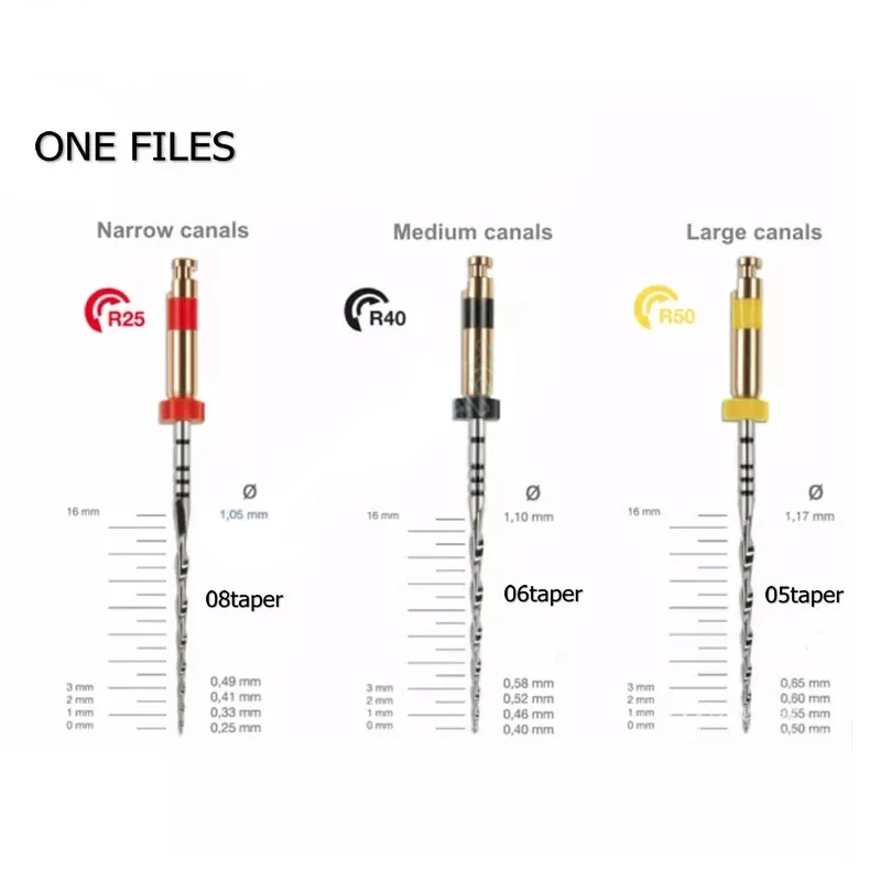 Dental Reciproc NITI File R25 Red Reciprocating R40 R50 Dental Endo Files Endodontic Files Root Canal Dentistry Instruments