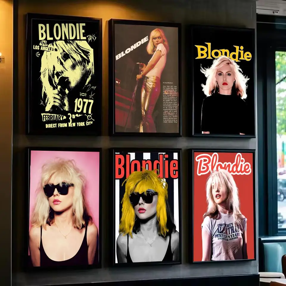 

Cool Band B-BlondieS Poster For Living Room,bedroom,bar Wall Art Prints Paper Sticker Decoration Gifts