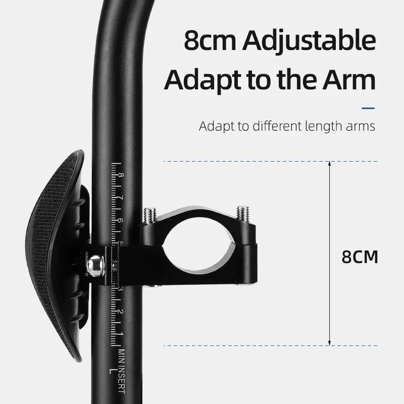 Bicycle Rest Handle Long-distance Handlebar Suitable for Road Bike Mountain Bike Rest Handlebar Aluminum Alloy Gua Tt Handlebar