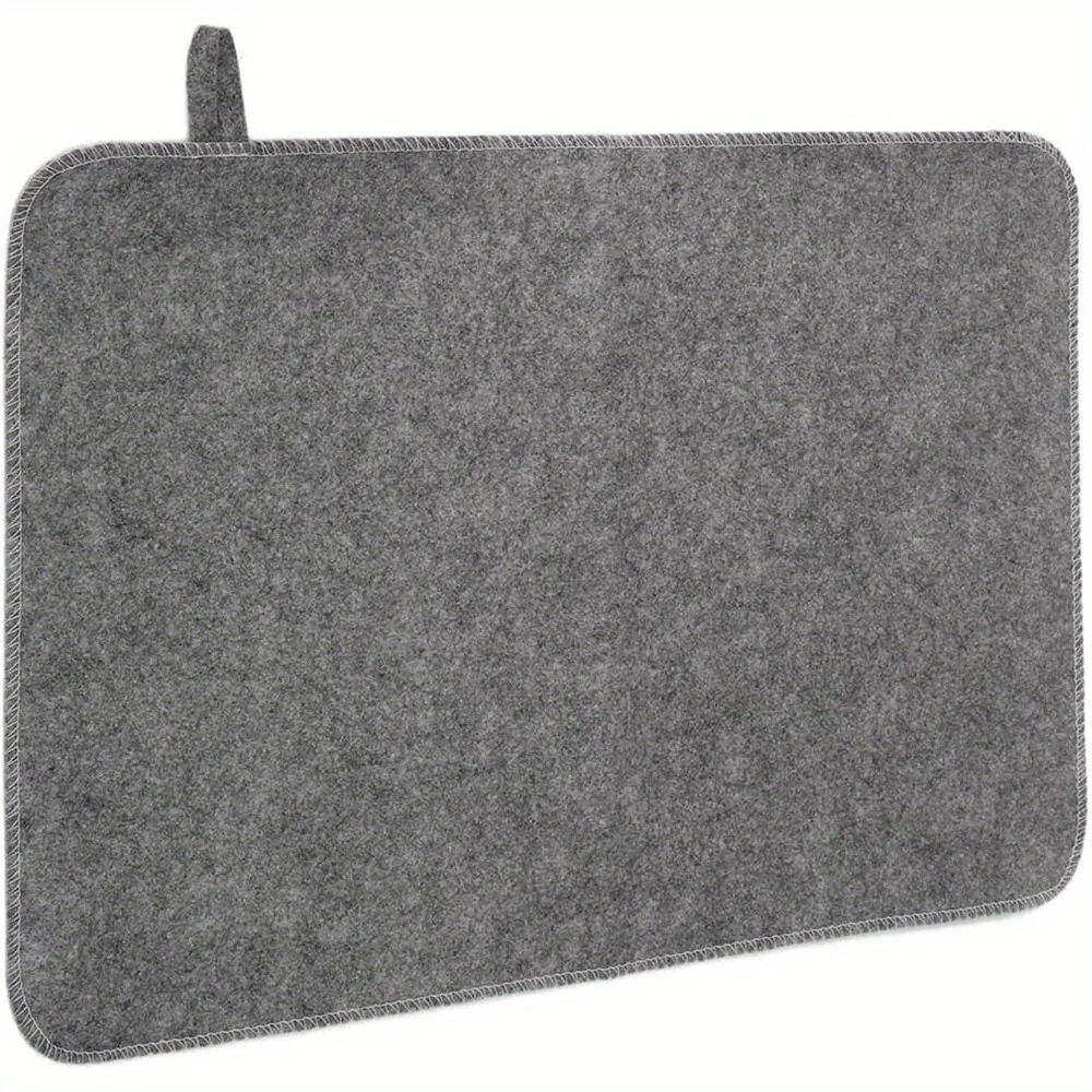 Poduszka filcowa do sauny Brrnoo, mata filcowa izolująca termicznie i pochłaniająca wodę do SPA, uniwersalna mata filcowa do sauny, domu kąpielowego i kabiny prysznicowej