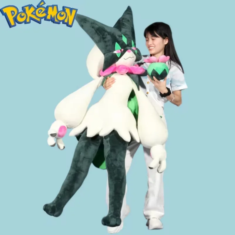 

High Quality 150cm Pokemon Anime Figure Meowscarada Anime Animals Cute Large Capacity Soft Kawaii Peripheral Doll Toys Gifts ﻿