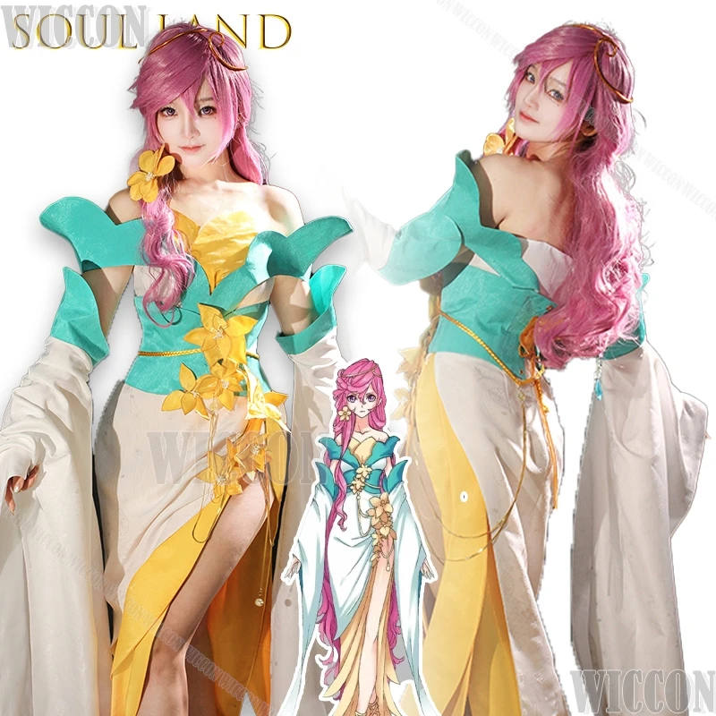

Coser Game Soul Land ‌ Rongrong Косплей Костюм Униформа Хэллоуин Карнавал Вечеринка Рождественская Одежда Женщины Девушка Navidad Carnaval