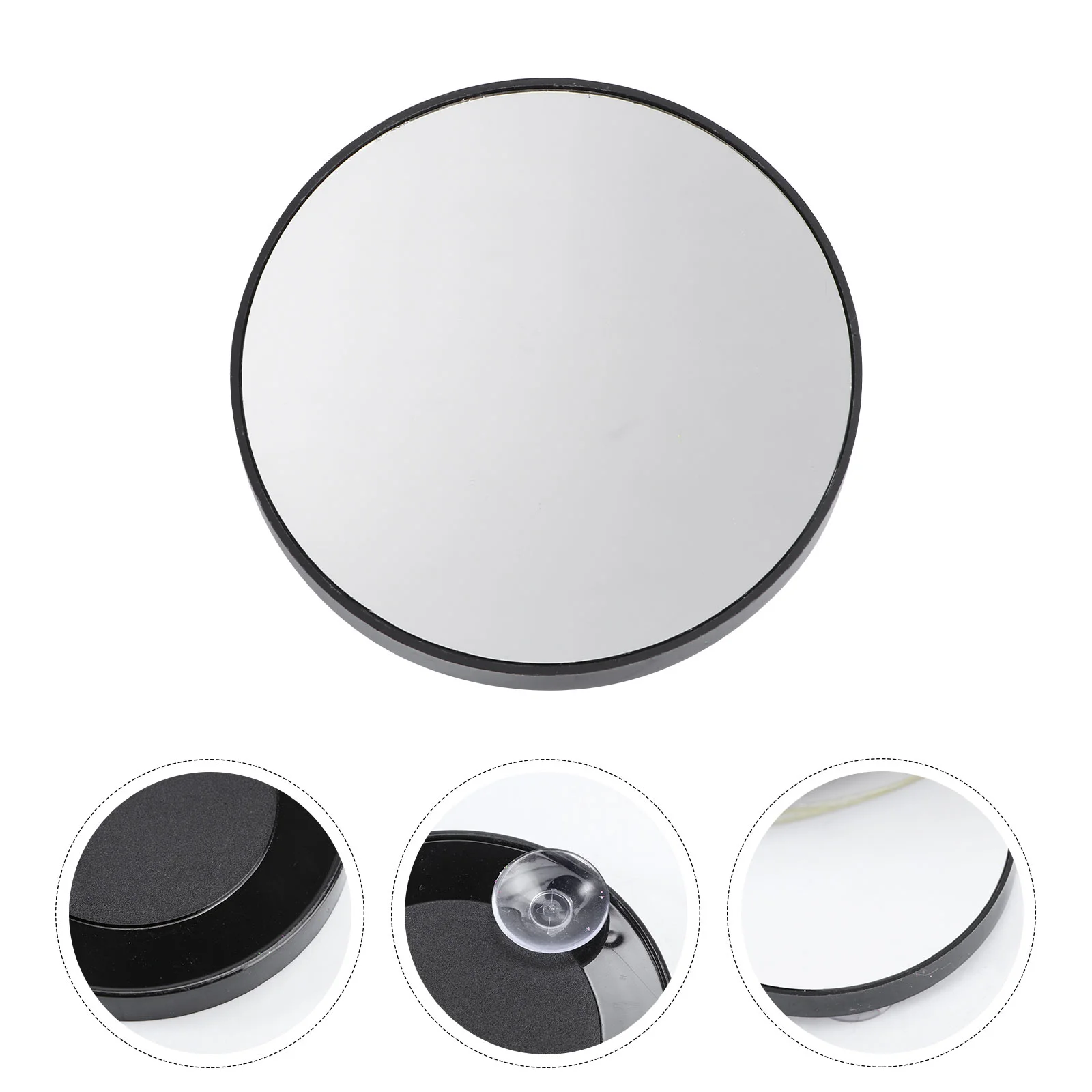 

3 5inch Circle Mirrors Suction Cups Cosmetics Magnifier Makeup Travel Magnifying Glasses