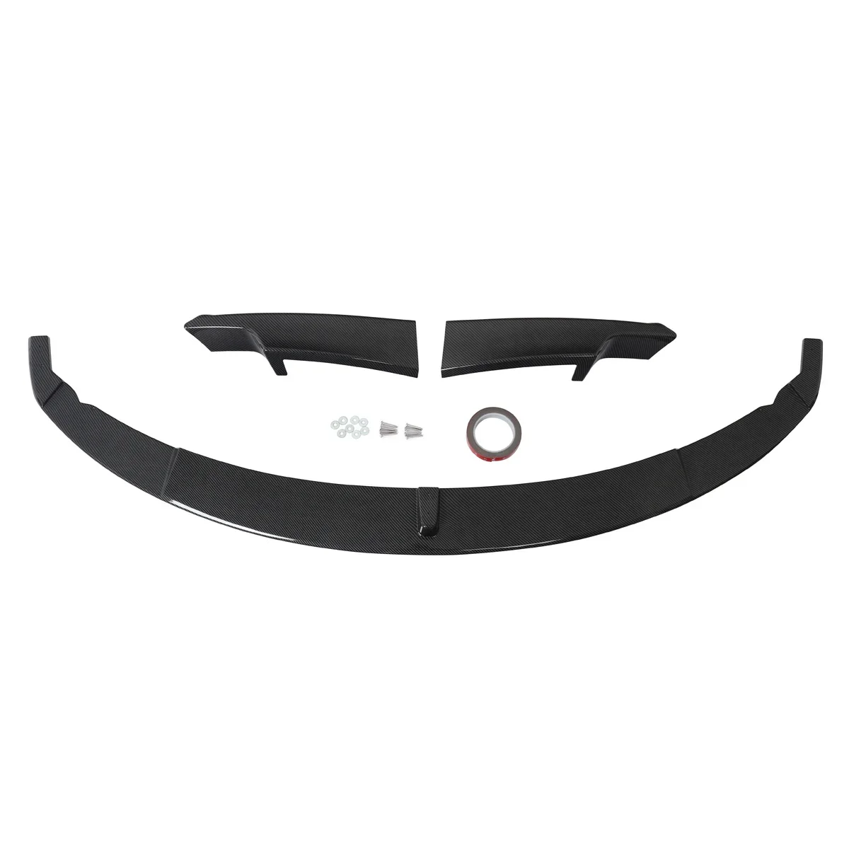 MagicKit For 12-18 BMW F30 M Sport M Performance Carbon Look Front Bumper Lip Splitter