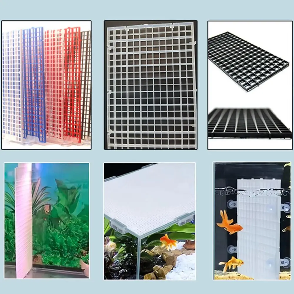 Langlebige 30x15/30x30cm Aquarium-Isolierplatte Abnehmbare Verbindbare Hohlgitter-Trennplatte Bodenfilterplatte für Aquarien – Detail 5