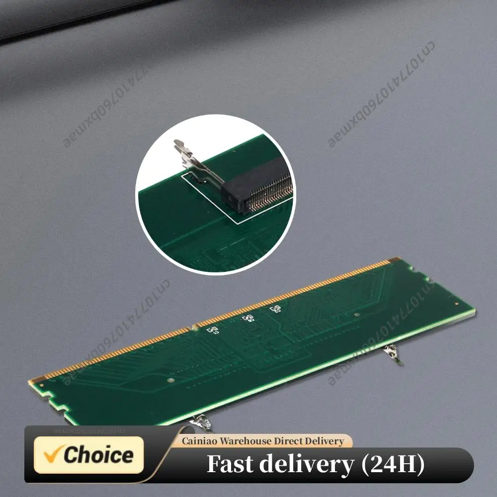 

Адаптер-карта для преобразования памяти DDR3 SODIMM для ноутбуков в DIMM для настольных ПК, поддерживает только 1.5V DDR3, конвертер-тестер для карт памяти.