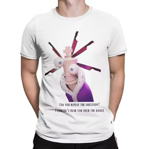 Kinger Knives Quote The Amazing Circus Men T Shirts Novelty Tees Short Sleeve Round Collar T-Shirt Cotton Gift Idea Clothing