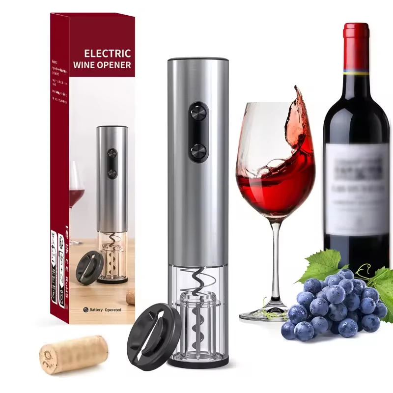 Electric Wine Bottle Opener Automatic Red Wine Corkscrew Wine Opener Wine Tools Kitchen Products Performance Plastic