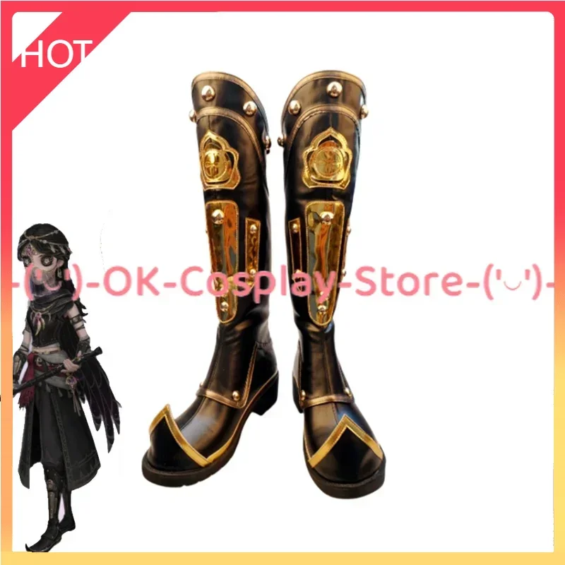 

Antiquarian Qi Shiyi Cosplay Shoes Identity V Animal Tamer Cosplay Women PU Boots Halloween Accessories Prop Custom Made