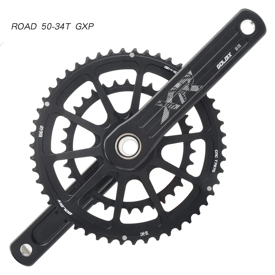 20S/22S Folding Road Bike 165/170/172.5/175mm Crankset Narrow Wide Chainring 50/34T 52/36T 52/42T 53/39T FOR SHIMANO SRAM