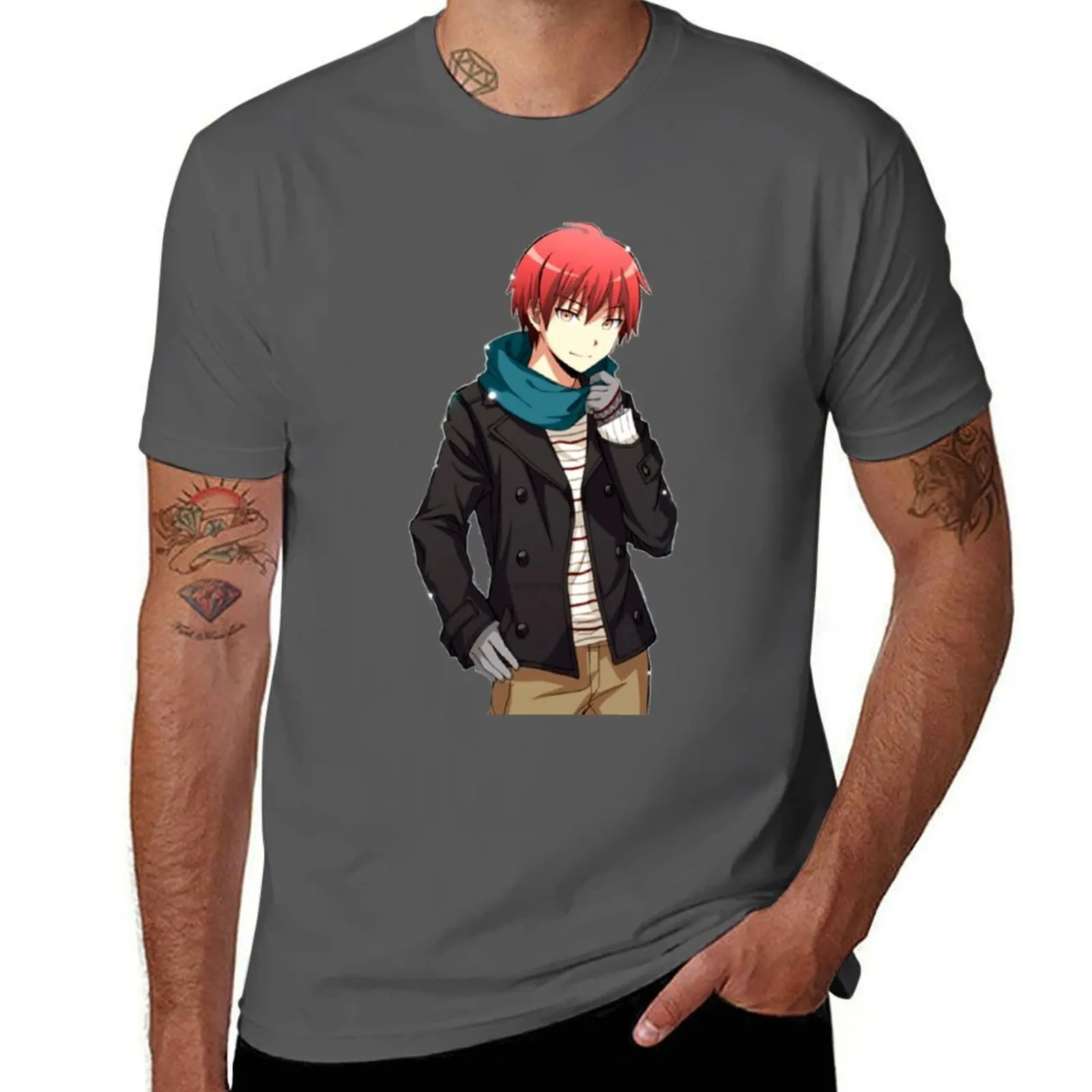 

Karma Akabane T-Shirt Big and Tall Gym T-Shirt