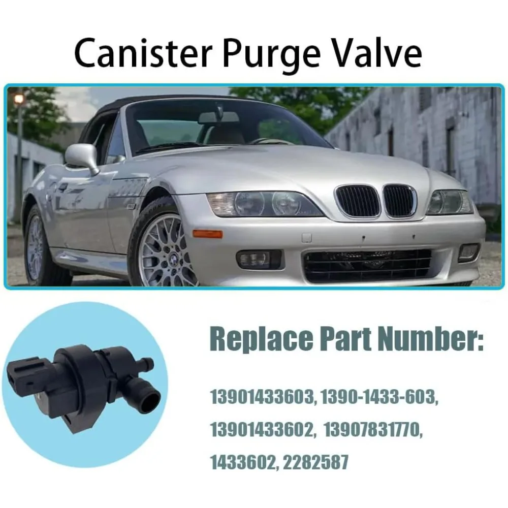 

Vapor Canister Purge Vent Valve Solenoid For BMW X5 Z3 Z4 325i 325xi 330Ci 330i 330xi 530i 540i 740i 740iL 750iL OE#A13901433603