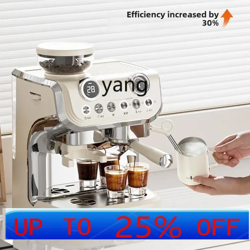 

Lhh coffee machine, household grinder, small, fully semi-automatic