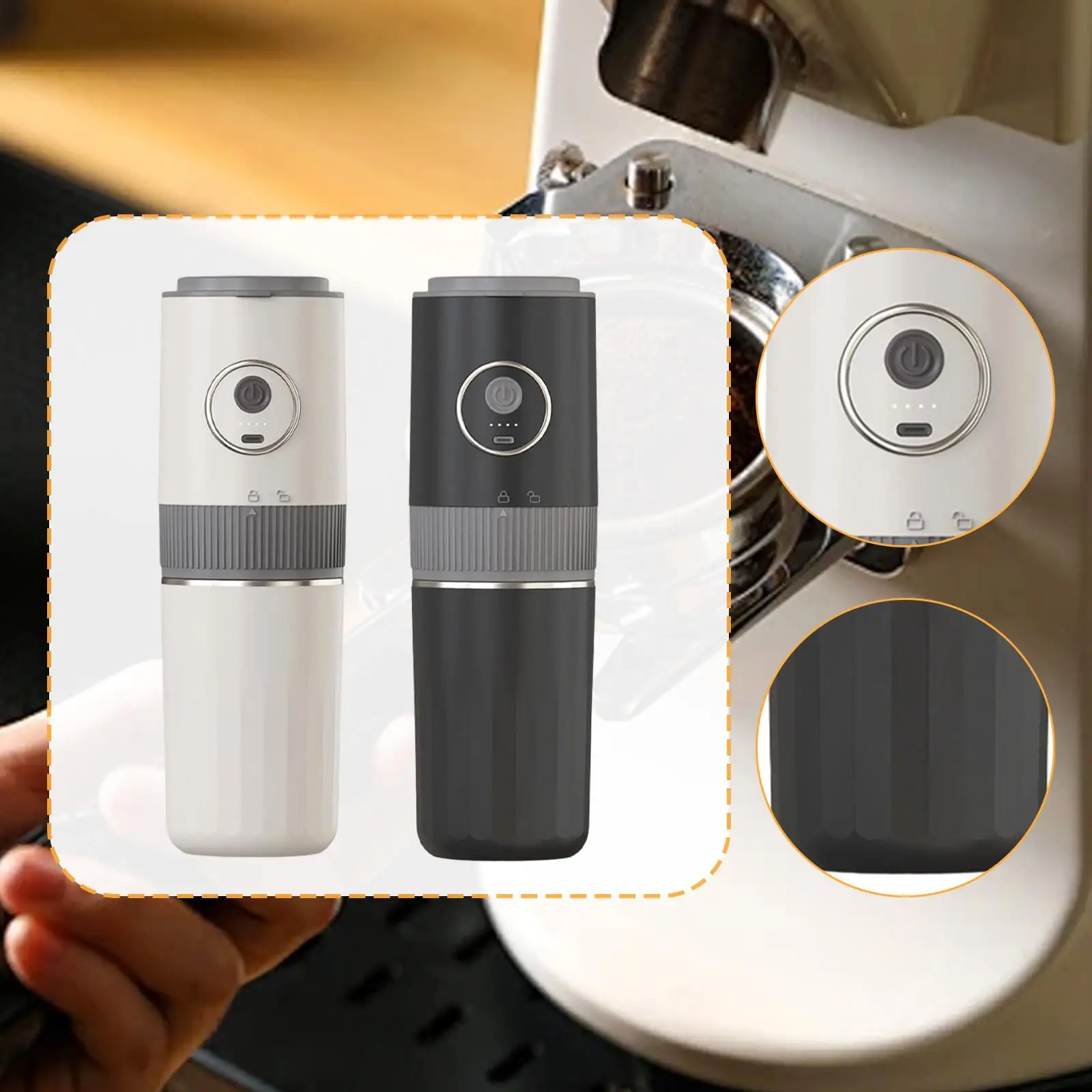 

Портативная кофеварка: электрическая кофемолка, фильтр-дриппер и термос для рыбалки