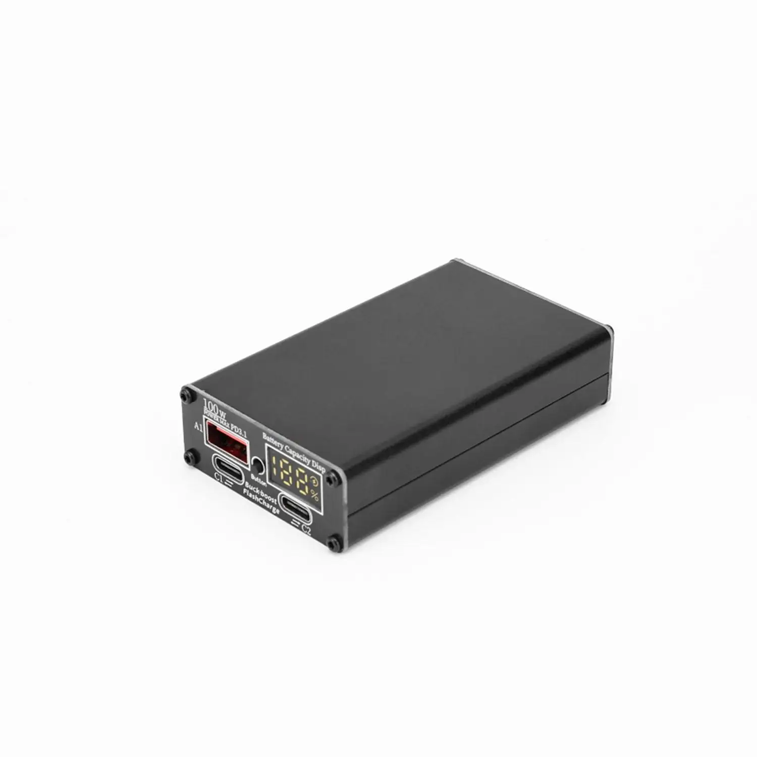 2S ~ 6S PD3.1 100W Buck-Boost سريع الشحن LED القدرة عرض شاحن ثنائي الاتجاه 7.4V 12V 3S 4S ليون Lifepo4 بطارية BMS