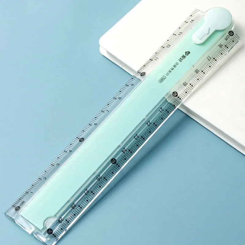1 Stück multifunktionales Faltlineal, in 4 Farben erhältlich, klare Skala, tragbar für Geometriezeichnungen und -messungen in der Schule und zu Hause – Detail 10