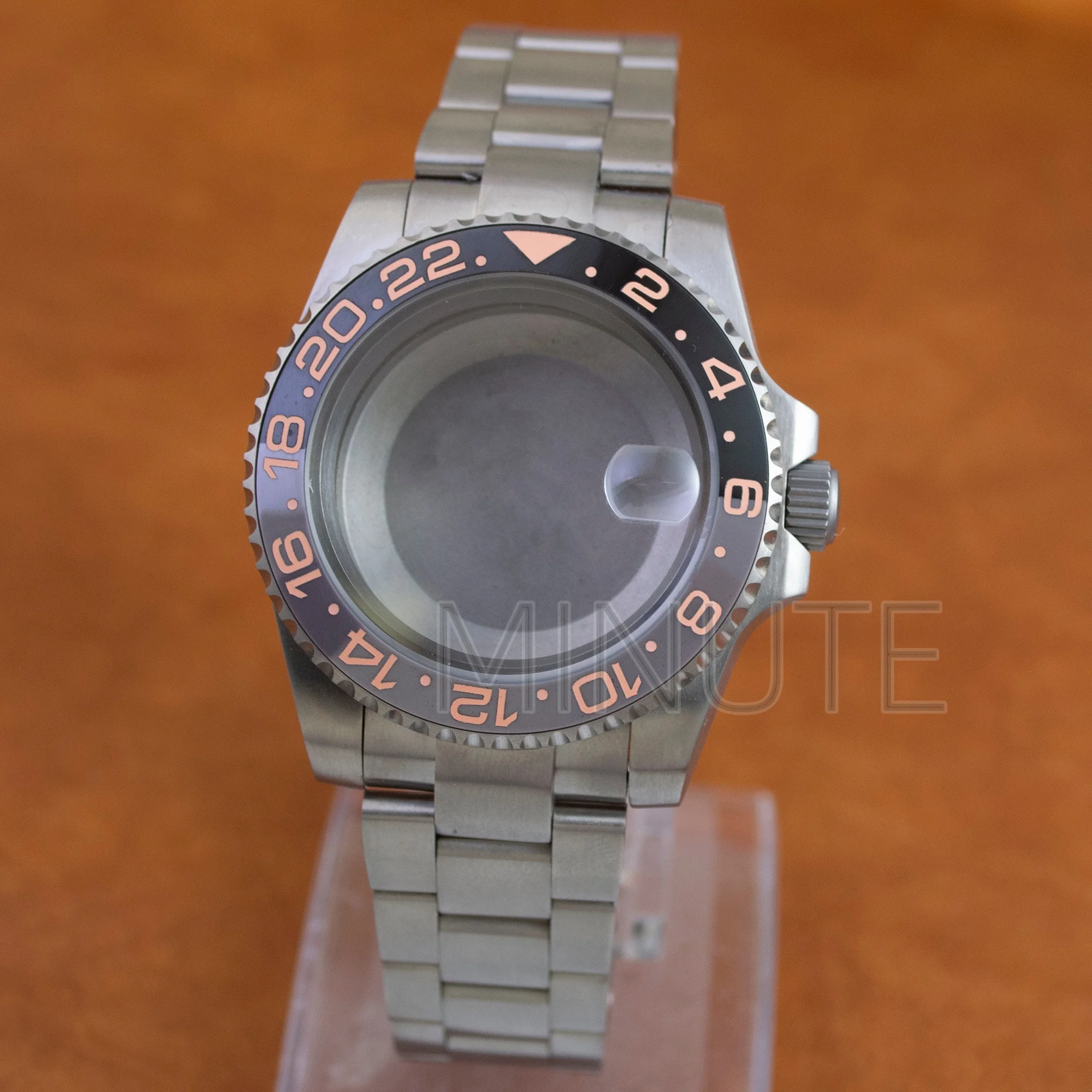 40 مللي متر ساعة تيتانيوم حزام سوار الياقوت NH34 NH35 NH36 ETA2824 PT5000 حركة ل SUB GMT يخت الرجال ساعة اكسسوارات