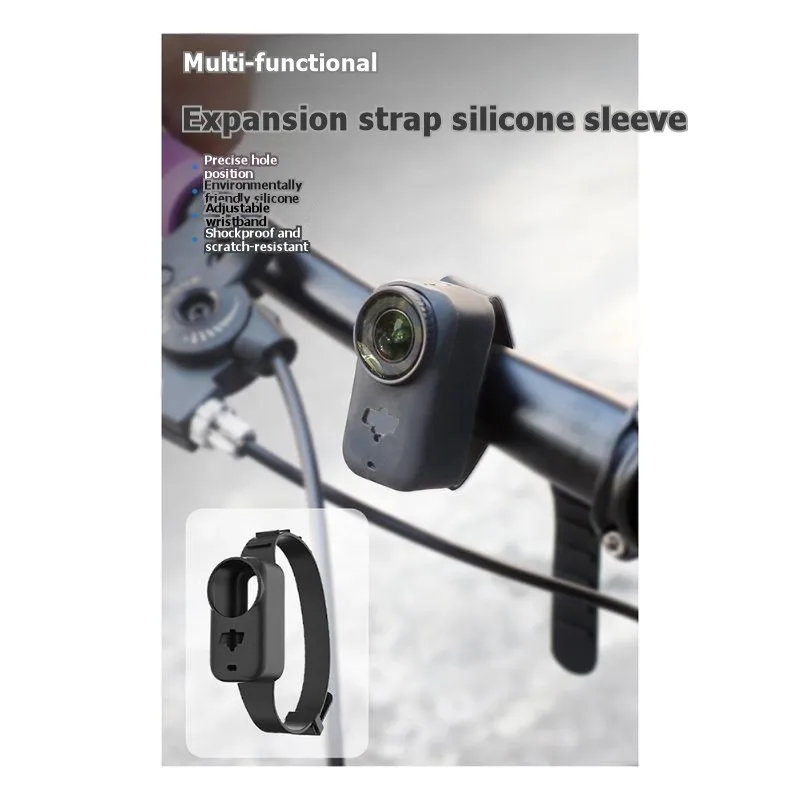 A92Z Hand Wrist Band For DJI For Osmo Nano Sports Camera- Silicone Strap Adjustable Wristband For Osmo Nano Accessories