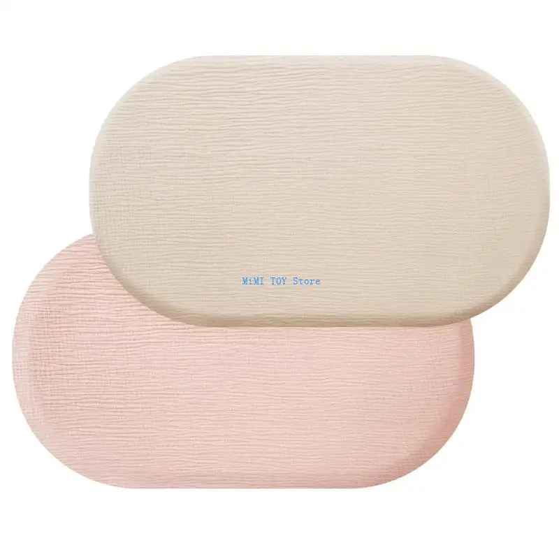 

24BE Newborns Changing Pad Cover Breathable Fitted Sheets Cradles Mattress Cover