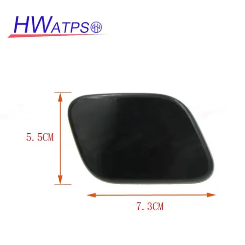 Imagen 2 del producto Cubierta de boquilla de arandela de parachoques delantero, tapa de pulverización, para Nissan Qashqai/Qashqai + 2 2010-2014, 28658-BR00H (RH) 28659-BR00H (LH)
