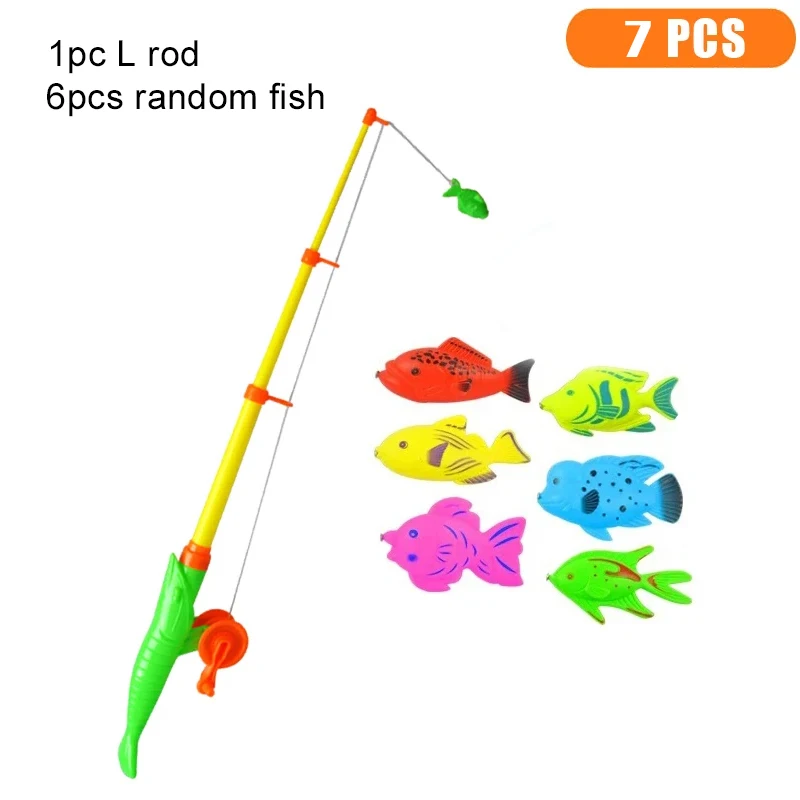 Kids Fishing Toy Set Play Water Toys for Baby Magnetic Rod and Fish Indoor Outdoor Leisure Entertainment Games for Children TMZ image 3