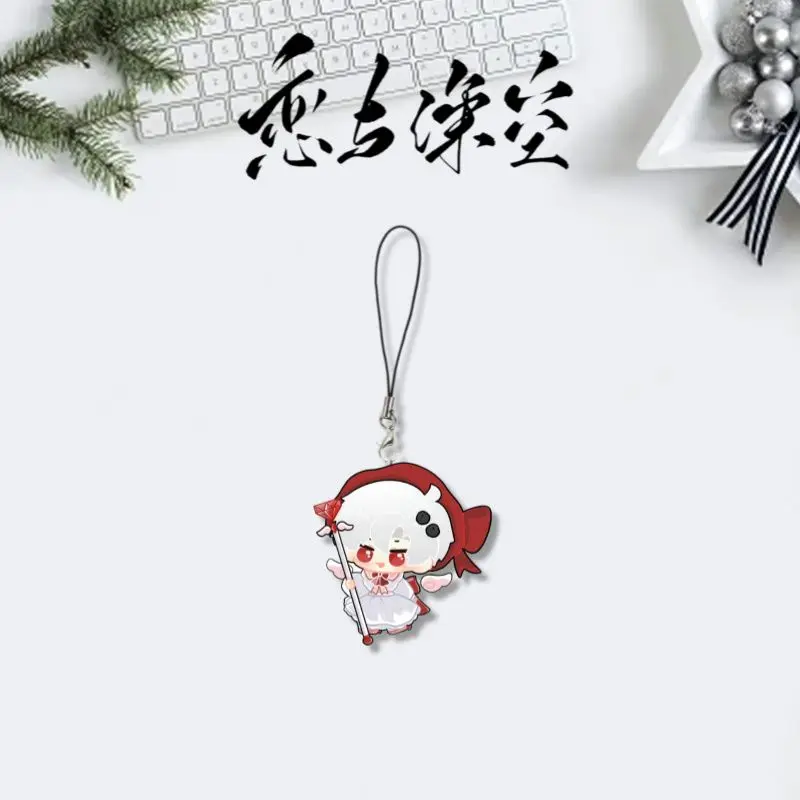 5 個の愛とディープスペースキーホルダーアニメザビエル・ラファエル携帯電話ストラップ漫画周辺機器バックパックペンダント装飾ジュエリー