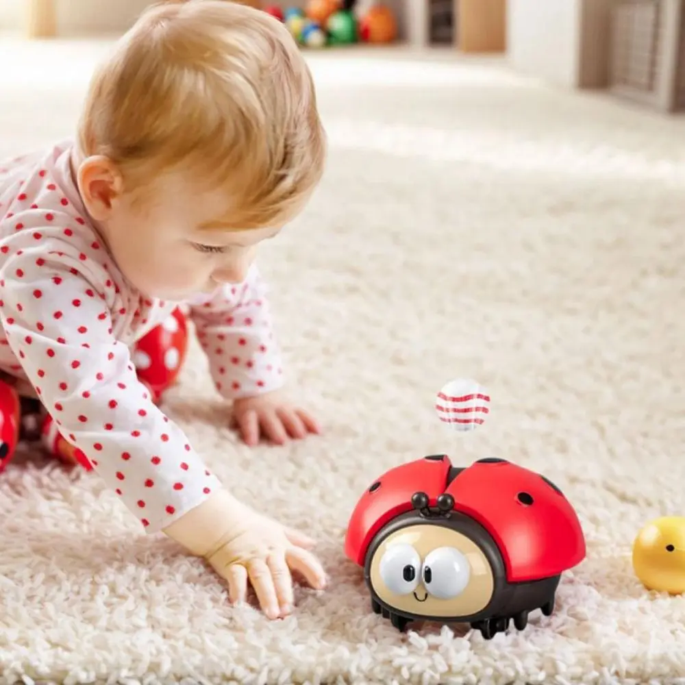

Sensory Baby USB Rechargeable Floating Ball Blowing Mini Portable Ladybug Floating Ball Cute Cartoon Hermit Crab Children's