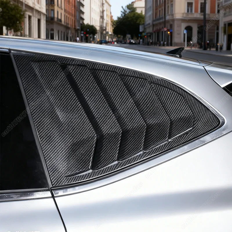 For Honda BREEZE CRV 2017 2018 2019 Rear Louver Window Side Shutter Cover Rear Triangle Window Vent Scoop Blind Car Accessories - view 4