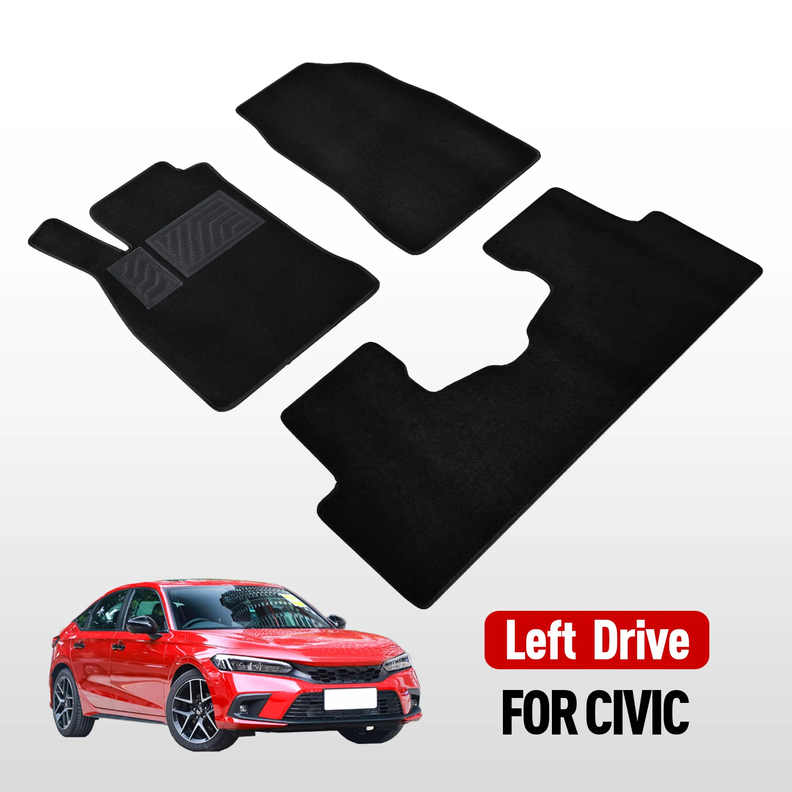 Estera De Suelo De Coche Personalizada Para Honda Civic 2022 2023 2024, Cubierta De Alfombra, Protector Antideslizante Impermeable, Piezas De Accesorios — -50%, 45.59€ Coupon, from 45.59€ – 50% descuento – €45.59