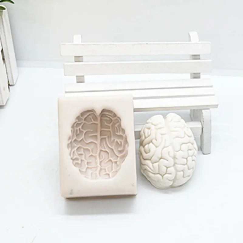 3D Brain Silicone Fondant Molds DIY Resin Chocolate Mold Cake Decorating Tools Kitchen Baking Accessories M2002