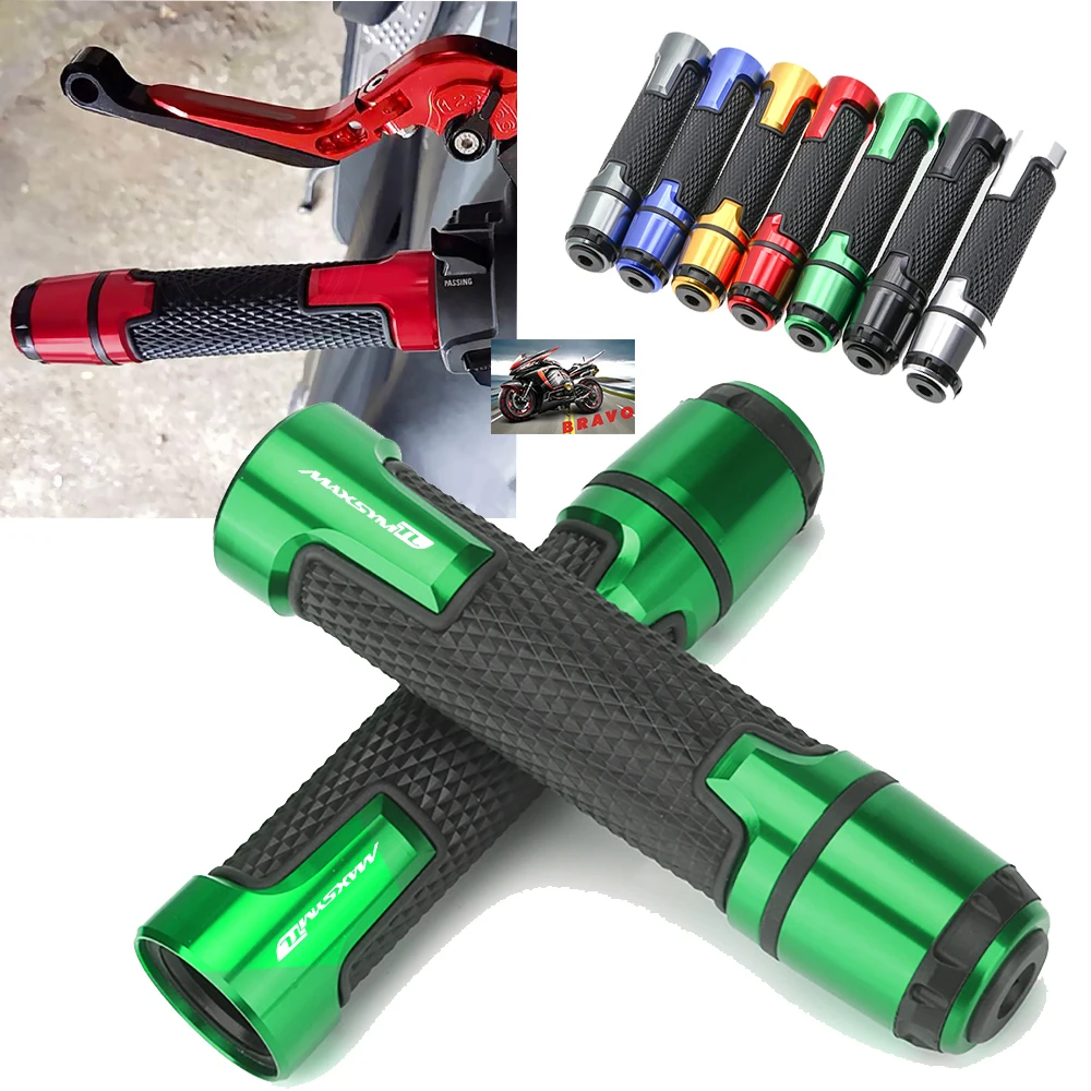 

For SYM MAXSYM TL 500 Maxsym TL500 2020 Motorcycle Accessories 7/8'' 22MM CNC Handlebar Grips End Plugs Cap Cover