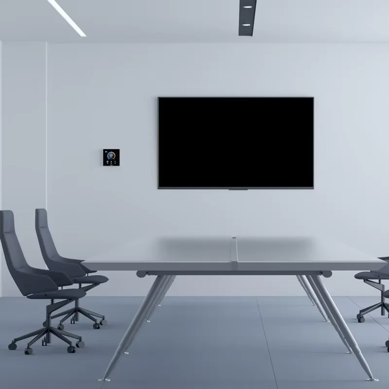 Aqara 스마트 온도 조절기 S3 터치 스크린 3.95" 패널 음성/원격 제어 지원 Homekit과 함께 온도 습도 감지 작업