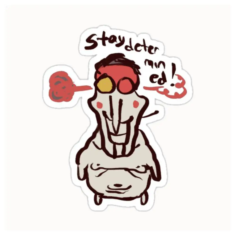 Spamton Deter Min Ed! Deltarune Waterproof Stickers For Decorating Car Windows Motorcycles And Computers.