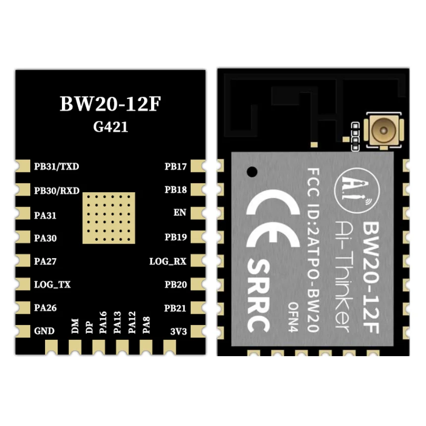 RTL8711 Modulo WiFi Dual Band + Bluetooth BLE5.0 BW20-12F