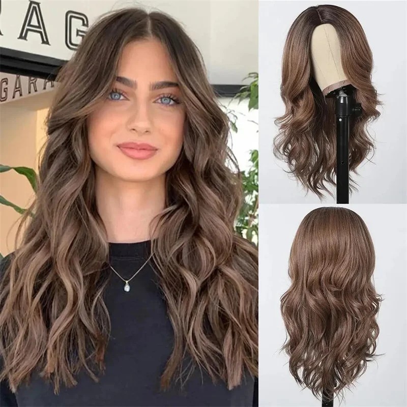 

30inch Ombre Brown Body Wave 5x5 Silk Base Glueless Soft Jewish Human Hair Wig With Baby Hair HD Lace European Hair Preplucked