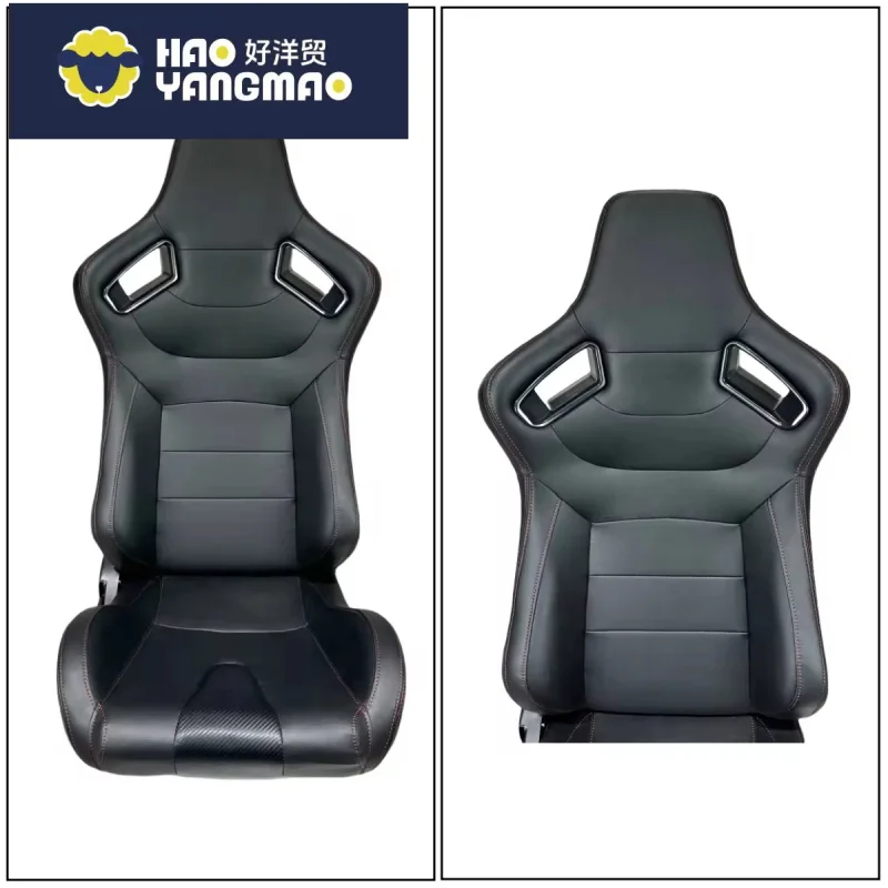 Suitable for Universal Adjustable Front and Back With Black PVC Modified Car Seats Racing Seat