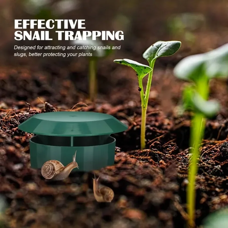 صديقة للبيئة الحلزون قفص سبيكة منزل الحلزون فخ الماسك الآفات رفض Gintrap أدوات مبيد الحشرات المنزلية حديقة مزرعة حماة #4