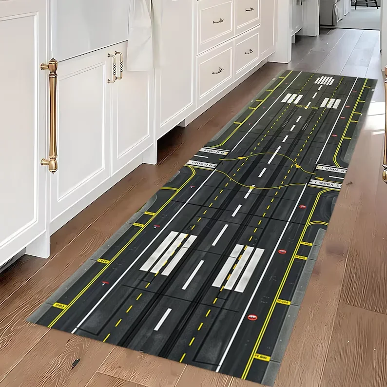 Runway Teppich Luftfahrt Flughafen Track Design Wohnzimmer Schlafzimmer Matten Home Dekoration Teppich