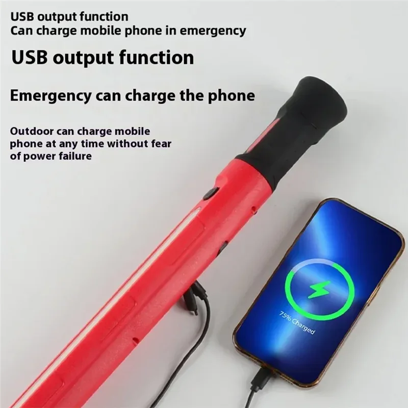 AAAN-แม่เหล็กทํางานแบบชาร์จไฟได้ภายใต้Hood Work Light Barซ่อมรถยนต์แสงกลางแจ้ง