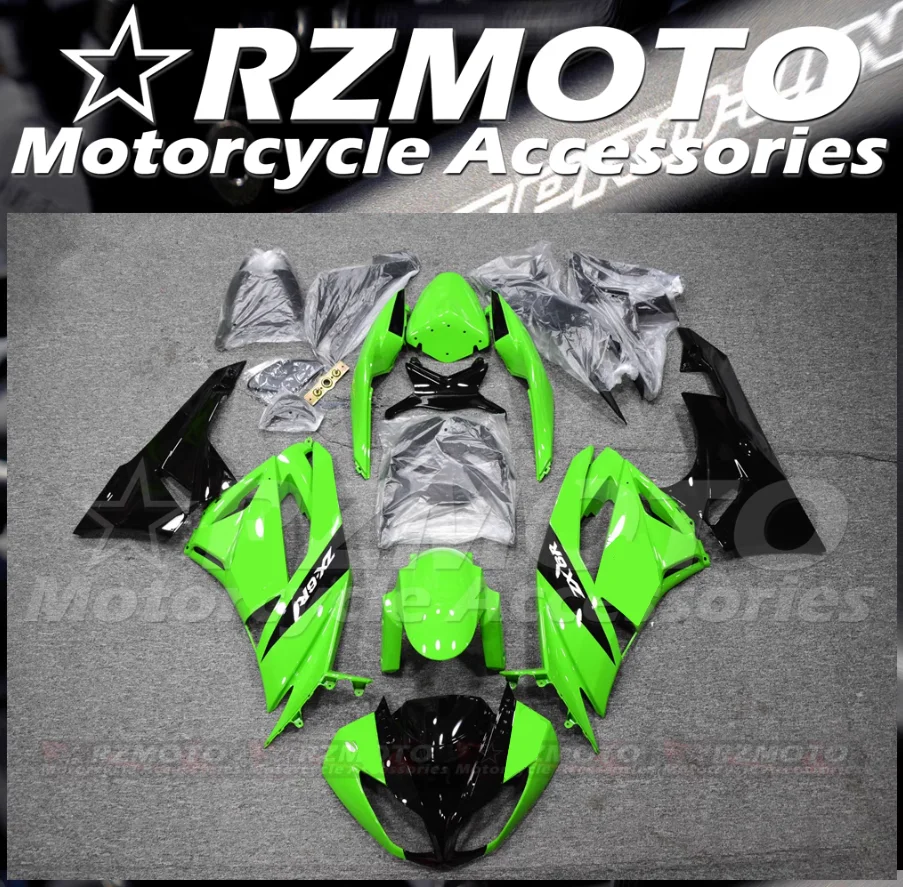 4Gifts New ABS Motorcycle Fairings Kit Fit For Kawasaki ZX-6R 636 2009 2010 2011 2012 09 10 11 12 Bodywork Set Custom Green