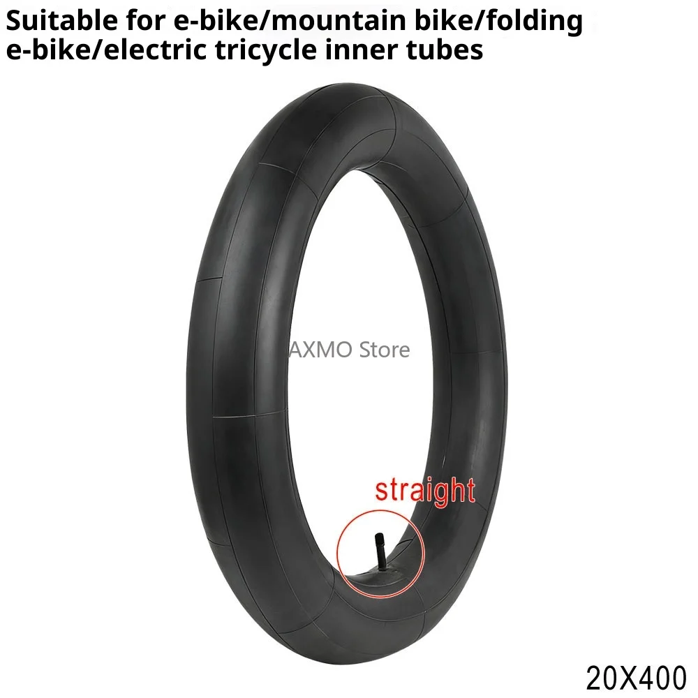 

20x400 Inner Tube for Electric Bicycles/Mountain Bikes/Trikes 20-inch Inner Tube Replacement Parts Bicycle Parts