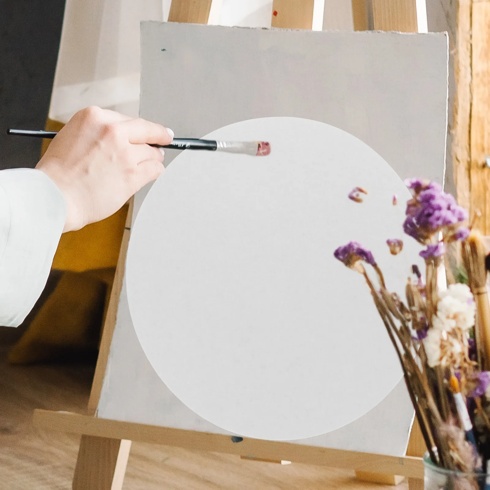 

20 шт. круглых картонных заготовок для рисования, плотная бумага для DIY-проектов, граффити, декораций, творчества, каллиграфии, мандал