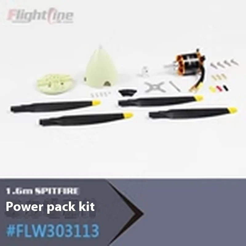 Freewing Flightline 1600 มม.Spitfire อุปกรณ์เสริม Body ปีกหลัก Landing Gear Paddles Power Assembly Hub กล่อง
