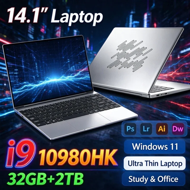 Intel 14.1'' Inch Windows11 Slim Ultrabook Intel Core I9-10980HK 32GB RAM 1TB/2TB SSD Portable Notebook For Daily Business Office Work - Aliexpress Deal