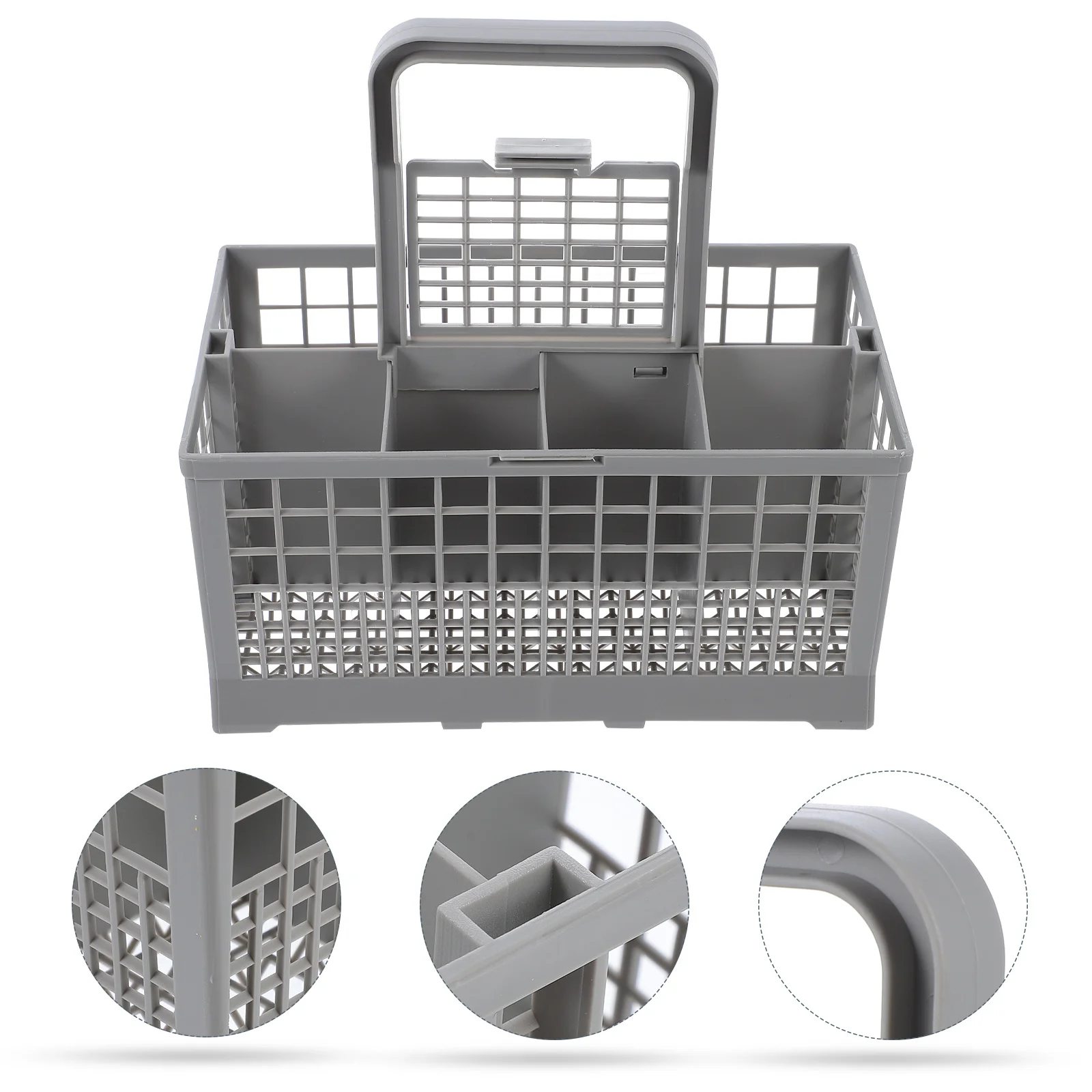 

2Pcs Tableware Basket Plastic Drain Rack Utensil Storage Holder Dish Drainer Organizer for Dishwasher Kitchen