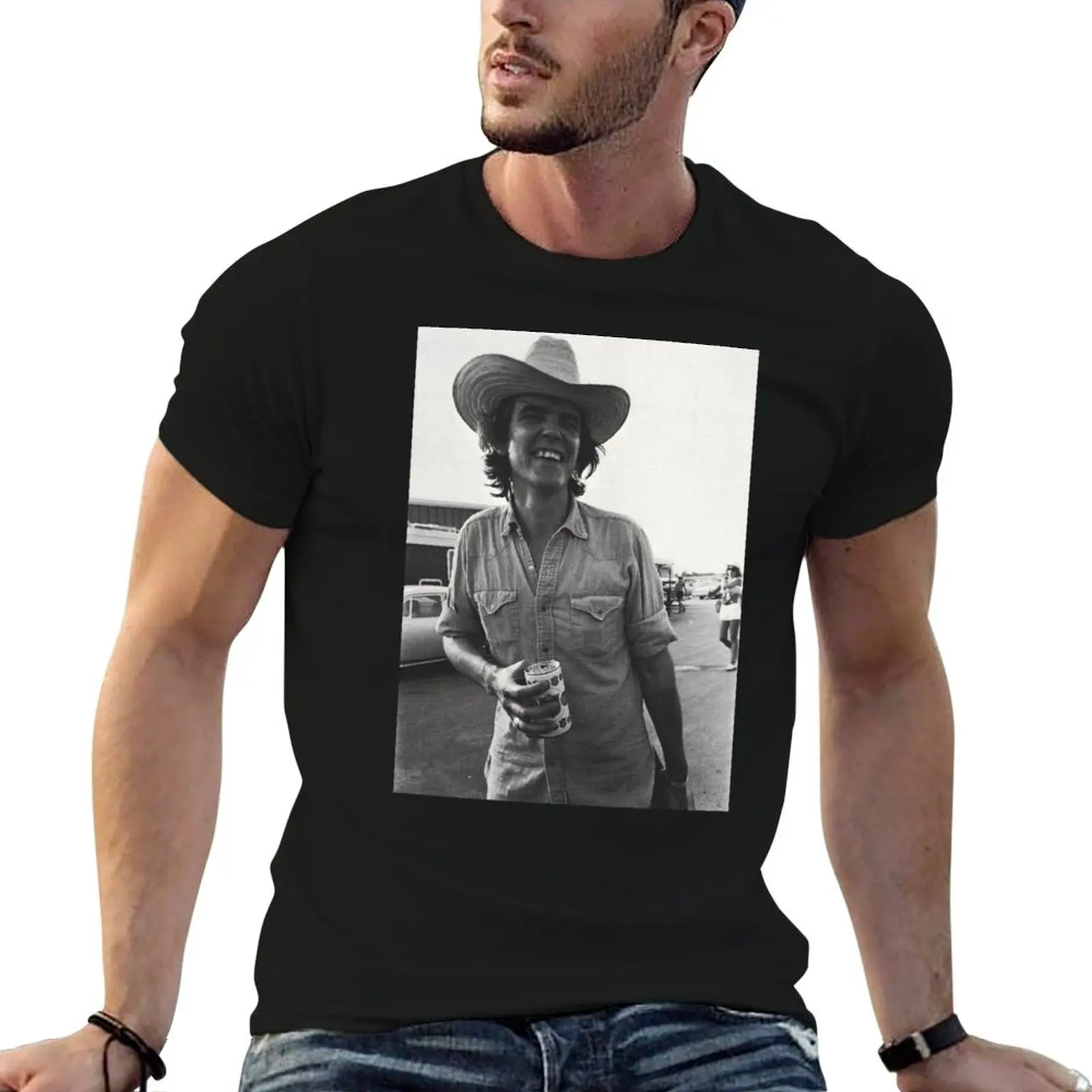 Guy Clark T-Shirt Plus Size Outdoor Casual Top
